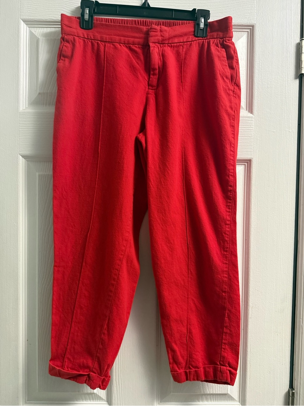 Old Navy Cropped Pants Cuffed Hem Size Medium